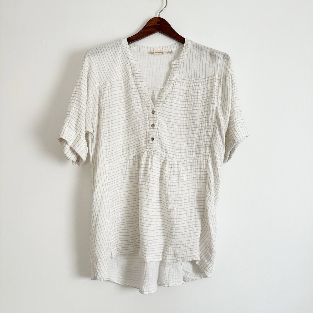 SOFT SURROUNDINGS Marsa Gauze Dolman Top Small S - Picture 2 of 8